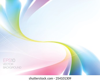 Abstract colorful vector background template