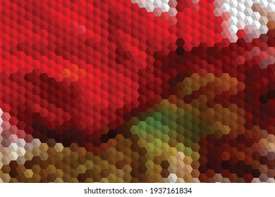 Abstract colorful vector background. Universal mesh backdrop. Bright blurred paint colors textured with overlay pattern. 