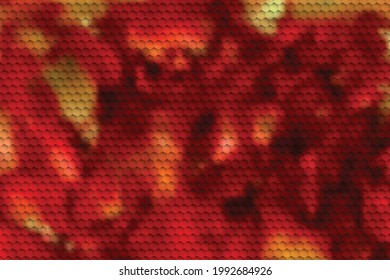 Abstract colorful vector background. Universal mesh backdrop. Bright blurred paint colors textured with overlay pattern. 
