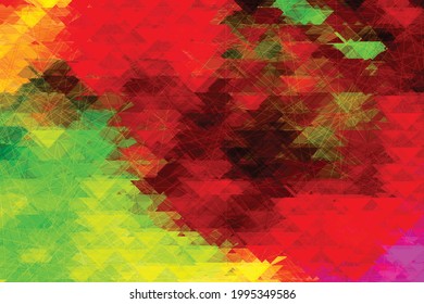 Resumen del fondo del vector colorido. Fondo de malla universal. Colores de pintura nítidos y borrosos texturados con un patrón de superposición. 