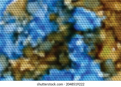 Resumen del fondo del vector colorido. Fondo de malla universal. Colores de pintura nítidos y borrosos texturados con un patrón de superposición. 