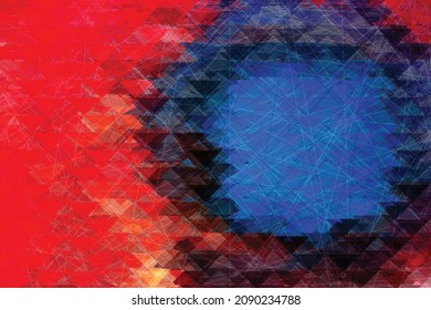 Resumen del fondo del vector colorido. Fondo de malla universal. Colores de pintura nítidos y borrosos texturados con un patrón de superposición. 