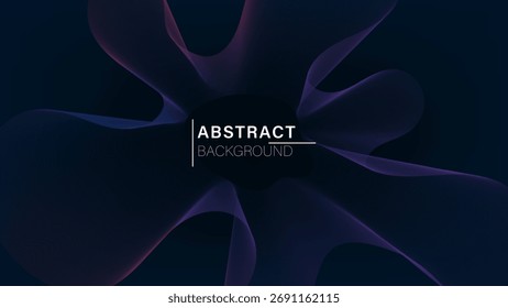 Abstract colorful vector background with waves for banner design