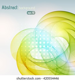 Abstract colorful vector background. Yellow, blue, green colors. 
