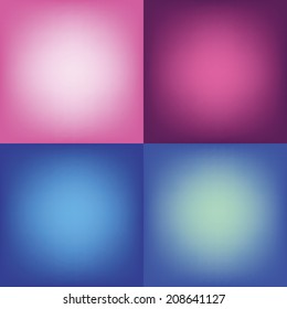 Abstract colorful vector backgrounds set 7