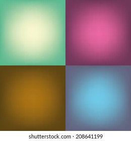 Abstract colorful vector backgrounds set 2