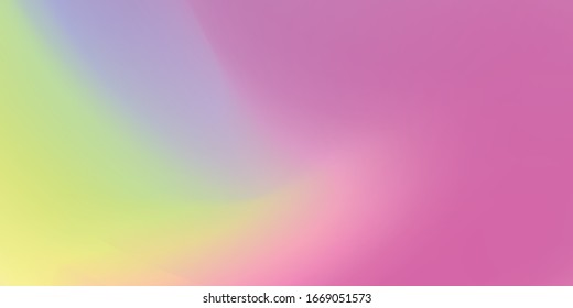 Abstract colorful vector blurred gradient backgrounds. Holographic template for your cover and design