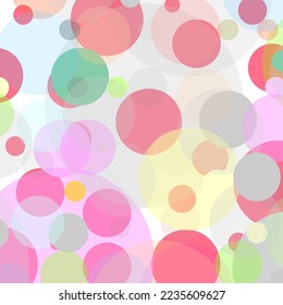 Resumen de cobertura vectorial colorida con puntos. Ilustración abstracta con un estilo de color circular. Patrón para sitios web hermosos. Cables círculos multicolores para su diseño.