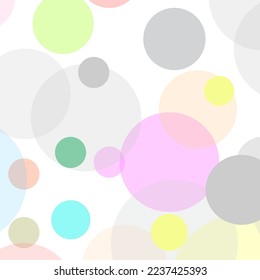 Resumen de cobertura vectorial colorida con puntos. Ilustración abstracta con un estilo de color circular. Patrón para sitios web hermosos. Cables círculos multicolores para su diseño.