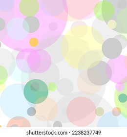 Abstract colorful vector cover with spots. Abstract illustration with circles colored style. Pattern for beautiful websites. Cute multicolor circles for your design.