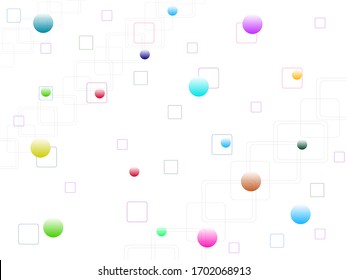 Fondo geométrico vectorial abstracto 