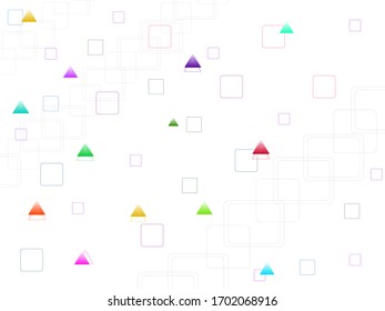 Abstract colorful vector geometric background 