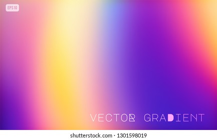 Abstract colorful vector gradient background in bright purple, orange and yellow colors. Modern trendy design for mobile apps, screens, banner templates