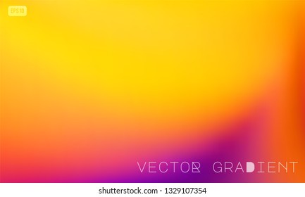 Abstract colorful vector gradient background in bright pink, purple and orange colors. Modern design for mobile apps, screens, banner templates
