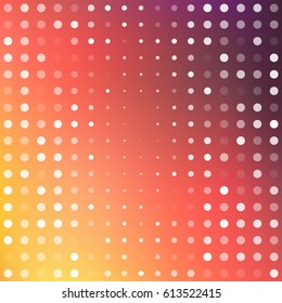 Abstract colorful vector halftone background. 