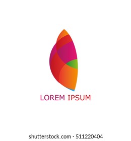 abstract colorful vector icon