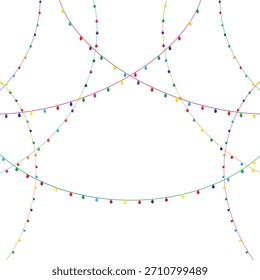 Fondo de Ilustración vectorial colorido Abstractas con estrellas festivas, confeti de fiesta de celebración y diseño de arte moderno