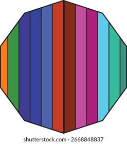 Ilustração vetorial abstrata e colorida de uma capa de livro em branco para design de negócios ou educação.