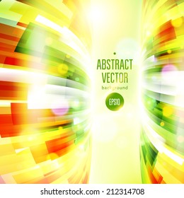 Abstract colorful vector illustration. Interaction technology background. Futuristic design.