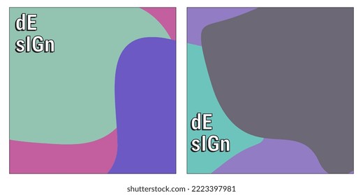 Abstract colorful vector image for social media banner design template. Eps10 Vector