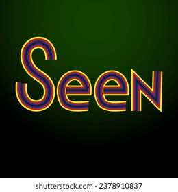 abstract colorful vector logo text  design.