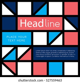 Abstract colorful vector modern flyers brochure / annual report /design templates / Leaflet cover presentation abstract flat brochure background.Vector geometric background.