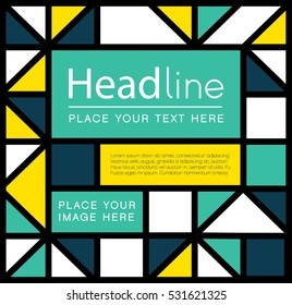 Abstract colorful vector modern flyers brochure / annual report /design templates / Leaflet cover presentation abstract flat brochure background.Vector geometric background.
