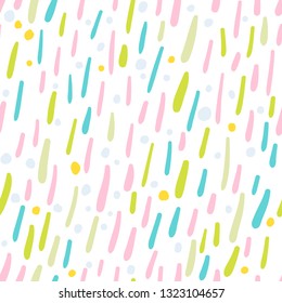 Abstract colorful vector seamless pattern with stripes of different colors.