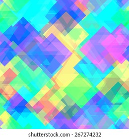 Abstract colorful vector seamless pattern, wallpaper, background