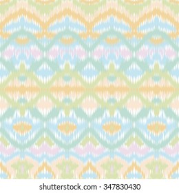 Abstract colorful vector seamless pattern, background with ethnic and tribal motifs, zigzag lines.