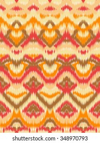 Abstract colorful vector seamless pattern, background with ethnic and tribal motifs, zigzag lines.