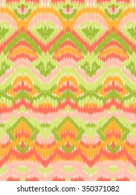 Abstract colorful vector seamless pattern, background with ethnic and tribal motifs, zigzag lines.