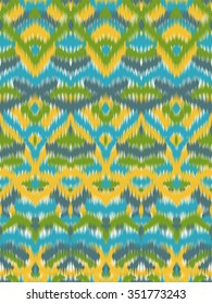 Abstract colorful vector seamless pattern, background with ethnic and tribal motifs, zigzag lines.