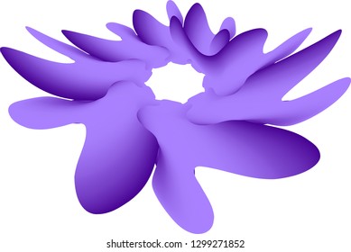 Abstract colorful vector shape. Element for design.