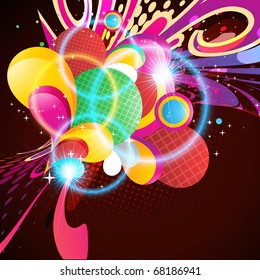 abstract colorful vector shape eps10 artwork