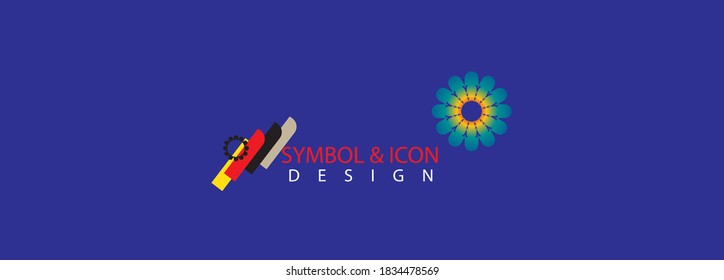 Abstract colorful vector symbol Design for commercial use