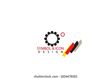 Símbolo vector colorido abstracto Diseño para uso comercial