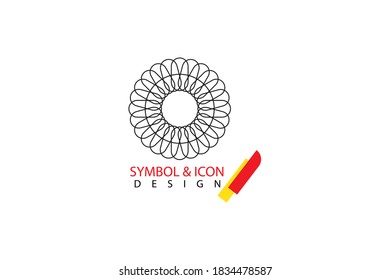 Abstract colorful vector symbol Design for commercial use