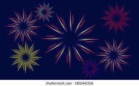 Abstract colorful Vector symbols background  Design 