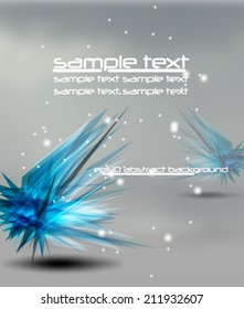 Abstract colorful vector template with elegant background - eps10