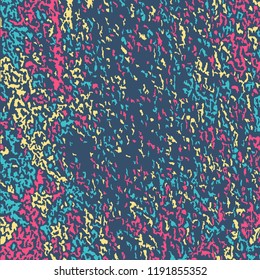 Abstract Colorful Vector Texture with Scratched Lines, Spots and