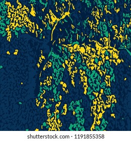 Abstract Colorful Vector Texture with Scratched Lines, Spots and