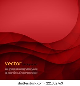 Resumen de fondo de onda vectorial colorida.