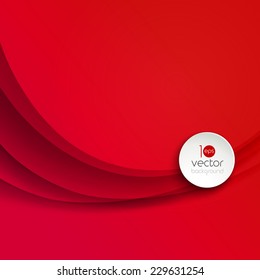 Abstract colorful vector wave background .