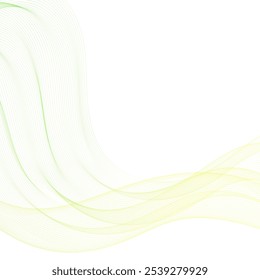 Abstract colorful vector wave. Design element.