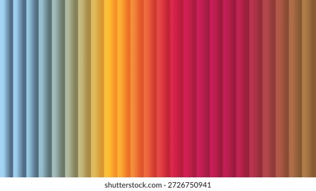 Resumo colorido linhas verticais fundo com vibrante neon gradiente arte