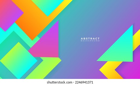 Abstract colorful vibrant vivid background
