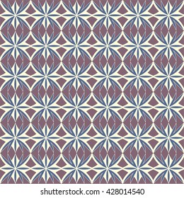 Abstract colorful vintage pattern. Good for tiles, printing on paper and fabric.