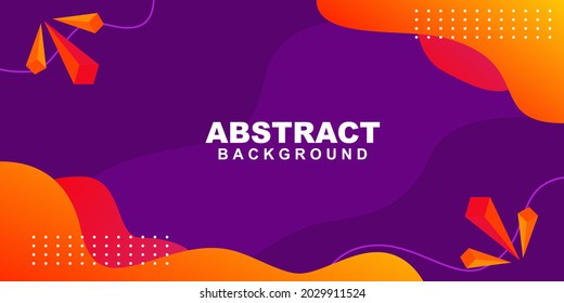 Abstract colorful violet, red and orange gradient geometric background texture illustration for banner, social media template, poster and flyer template