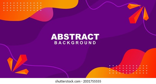 Abstract colorful violet, red and orange gradient geometric background texture illustration for banner, social media template, poster and flyer template
